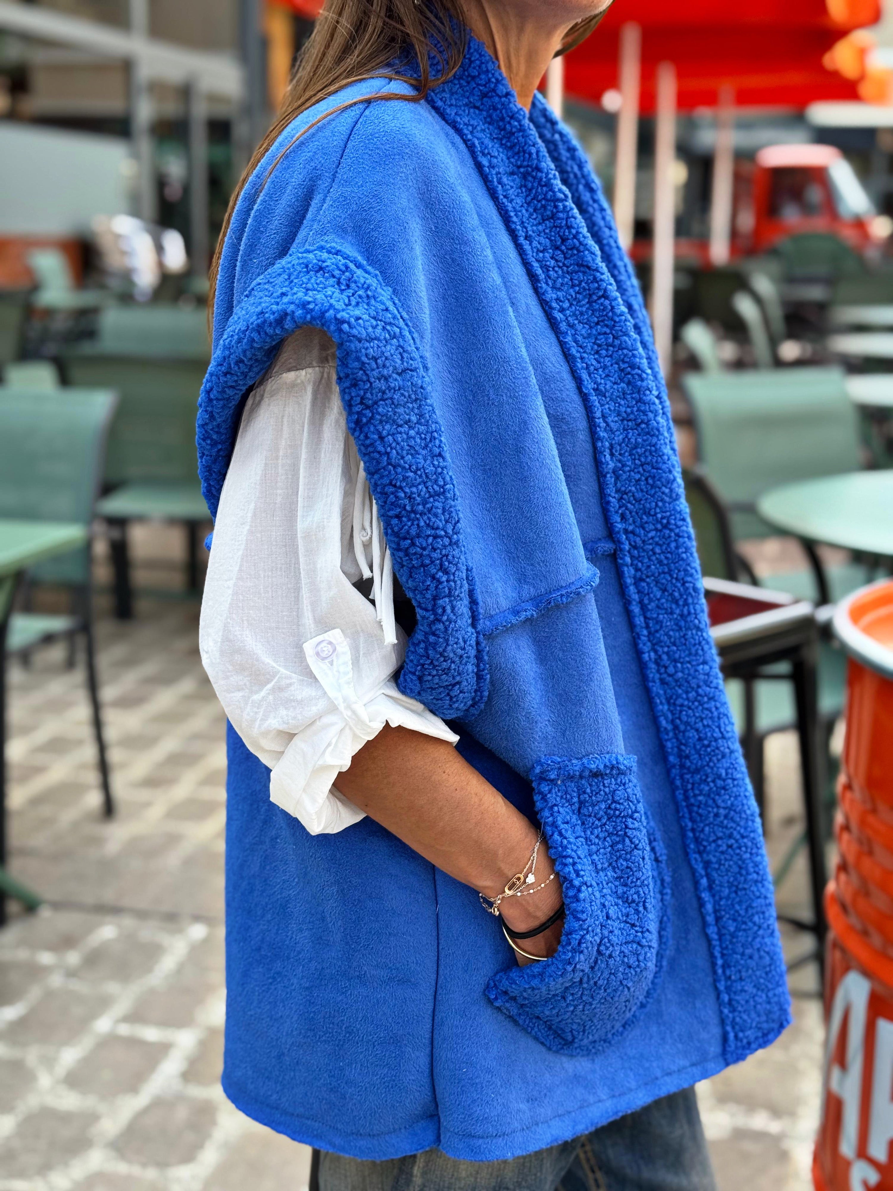Blouson sans manche LOOMY Bleu électrique