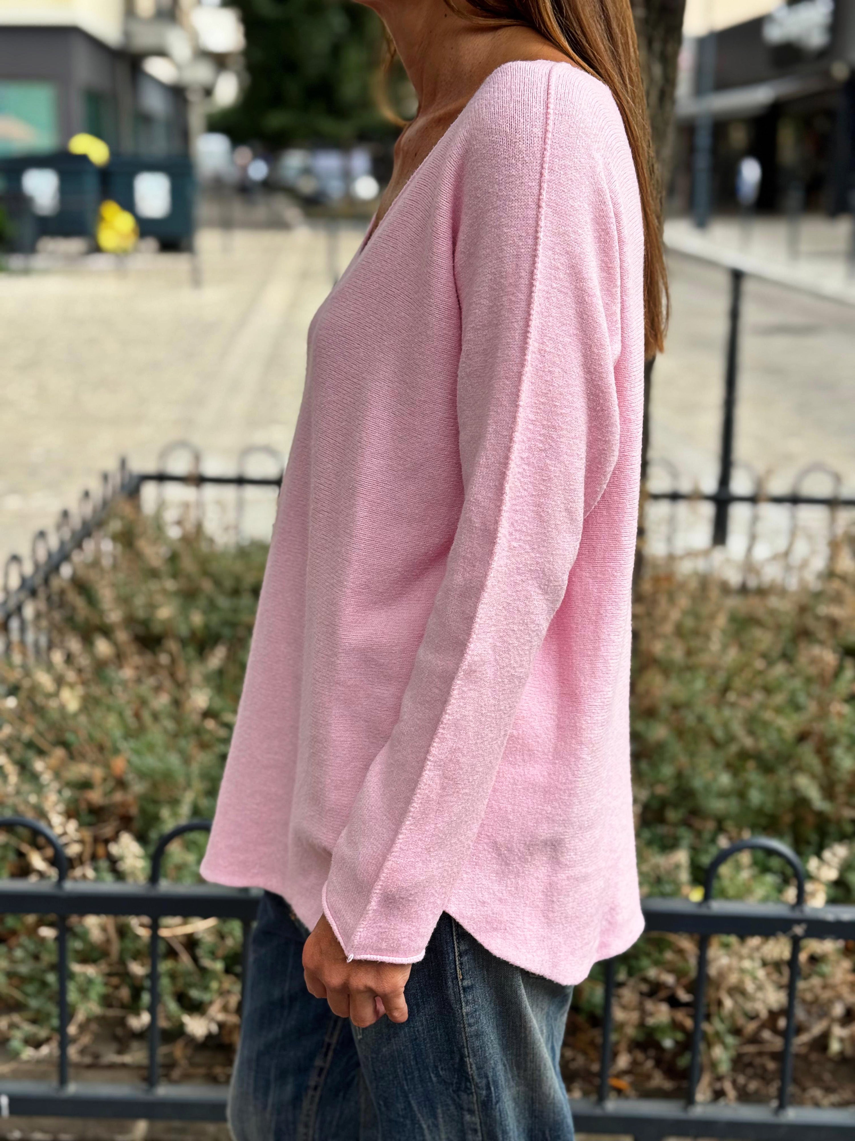 Pull doux TAO Rose