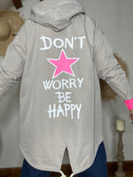 Charger l'image dans la galerie, Blouson léger BE HAPPY Beige
