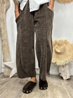 Load image into Gallery viewer, ZAG soft corduroy trousers Choco
