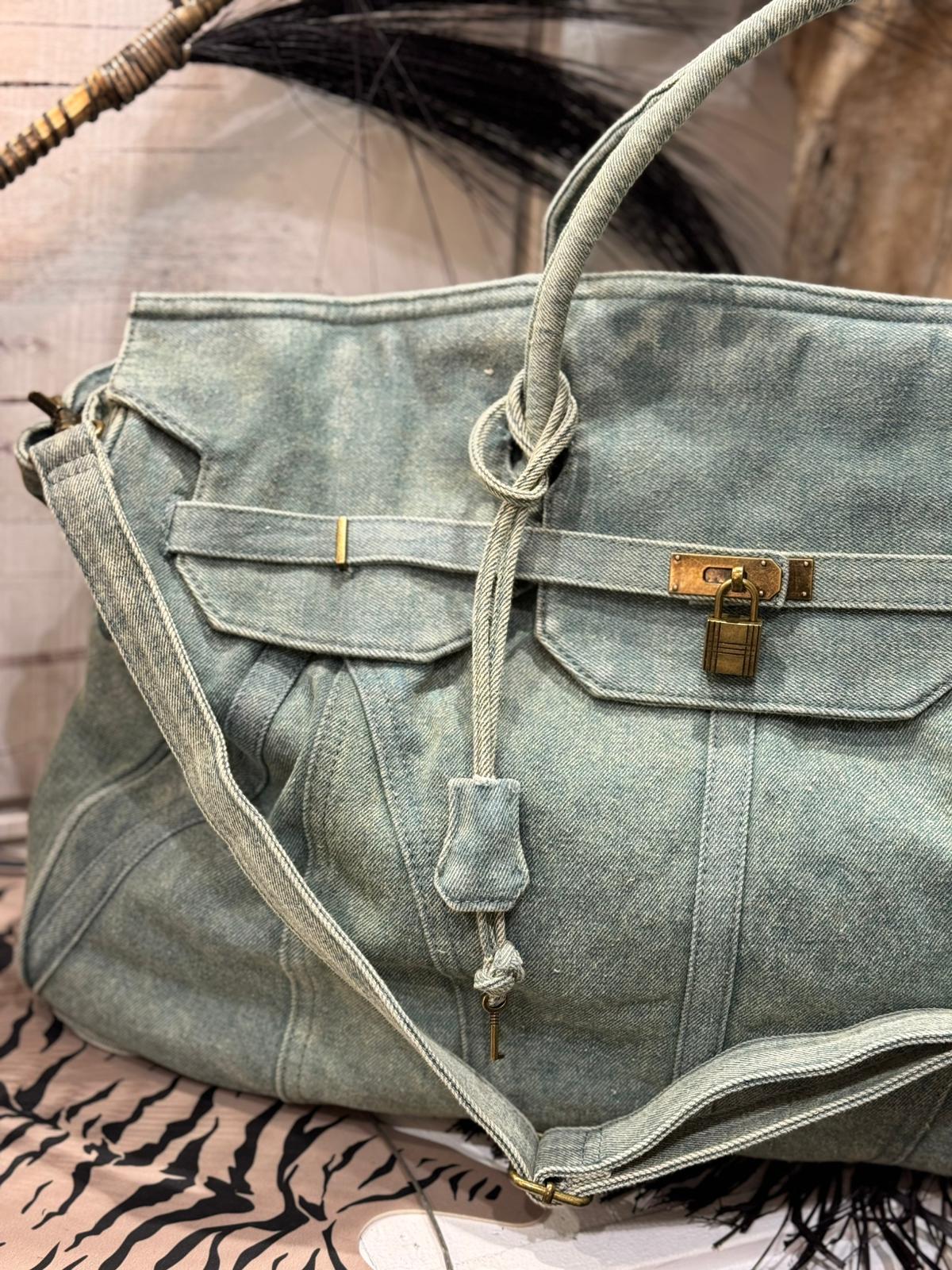 Sac ZARO jeans bleu clair