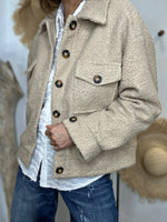 Charger l'image dans la galerie, Blouson bouclette GAB Camel clair
