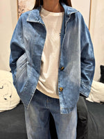 Charger l&#39;image dans la galerie, Veste/Blouson jeans DIEGO Bleu
