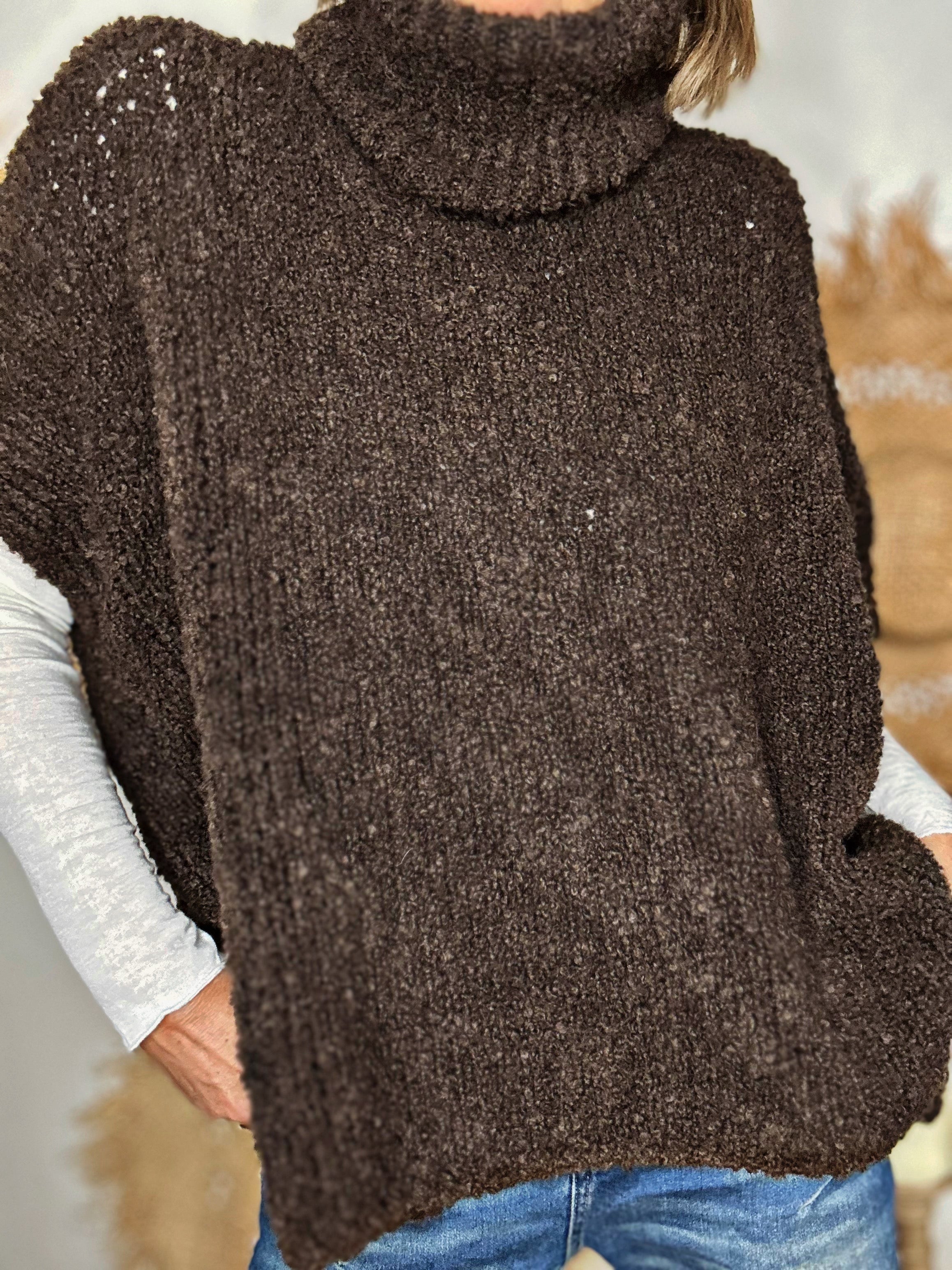 Pull sans manche ABBY Choco