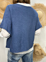 Charger l'image dans la galerie, Pull doux LALY Bleu jeans
