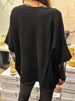 Charger l'image dans la galerie, Pull doux LALY Noir
