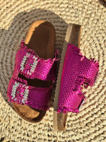 Charger l'image dans la galerie, Sandales ELVIRA Fuchsia
