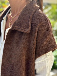 Veste sans manches LYNA Choco