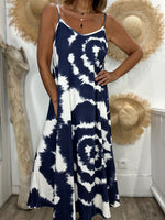 Charger l'image dans la galerie, Robe tie &amp; dye DUNE Marine
