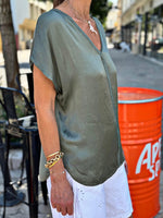 Charger l&#39;image dans la galerie, Top LIVIA Kaki
