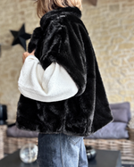 Charger l'image dans la galerie, Blouson manches courtes MAE Noir
