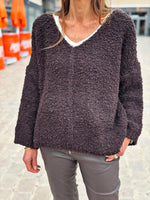 Charger l&#39;image dans la galerie, Pull ALVAR Choco
