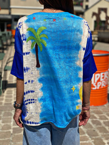 Tee shirt PALMIE Bleu électrique