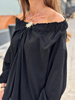 Charger l&#39;image dans la galerie, Blouse NAYA Noir
