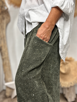 Charger l'image dans la galerie, Pantalon velours cotelé EMILIO Kaki
