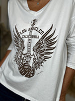 Charger l&#39;image dans la galerie, Tee shirt LOS ANGELES Blanc
