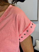 Charger l'image dans la galerie, Tee shirt Corail étoiles - SAMBA
