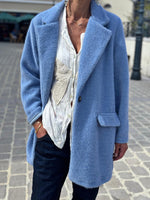 Charger l&#39;image dans la galerie, Manteau VIRGIL Bleu ciel
