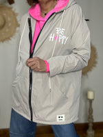 Charger l'image dans la galerie, Blouson léger BE HAPPY Beige
