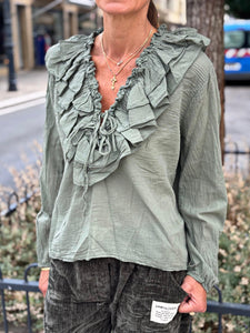 Blouse SERENA Kaki