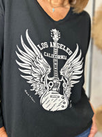 Charger l&#39;image dans la galerie, Tee shirt LOS ANGELES Noir
