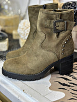 Charger l&#39;image dans la galerie, Boots STELLA Kaki
