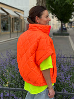 Charger l&#39;image dans la galerie, Doudoune manches courtes FIZZ Orange fluo
