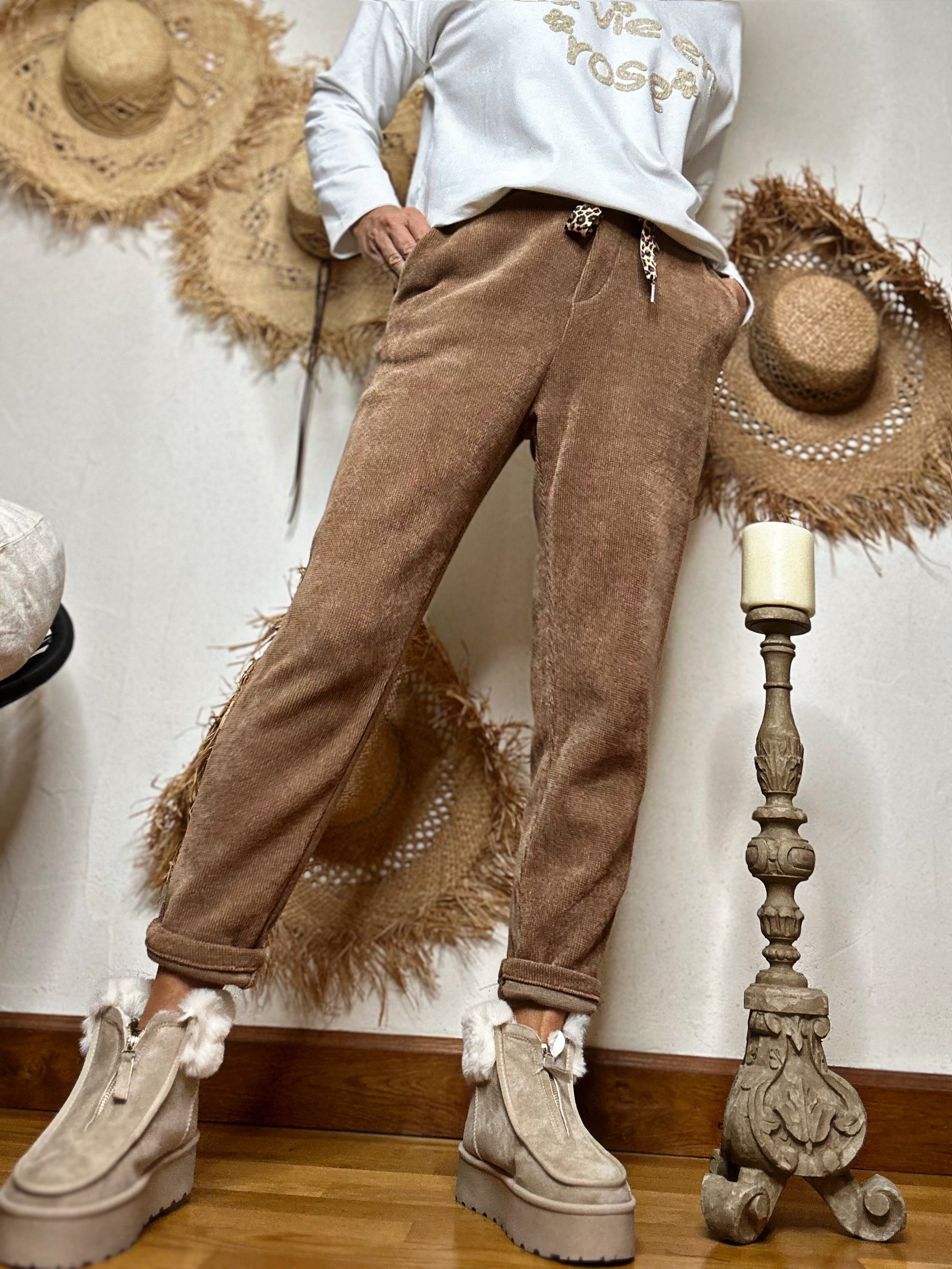 Pantalon VOLTAIRE Camel