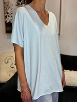 Charger l'image dans la galerie, Tee shirt uni LORIS Bleu ciel
