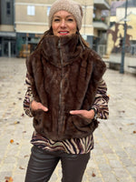 Charger l&#39;image dans la galerie, Veste sans manche FAUVE Choco
