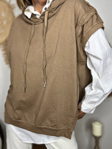 Sweat sans manche NURI Camel