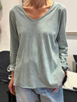 Charger l'image dans la galerie, T-shirt manches longues Kaki clair- ILONA
