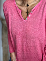 Charger l'image dans la galerie, T-shirt HELIA Fuchsia
