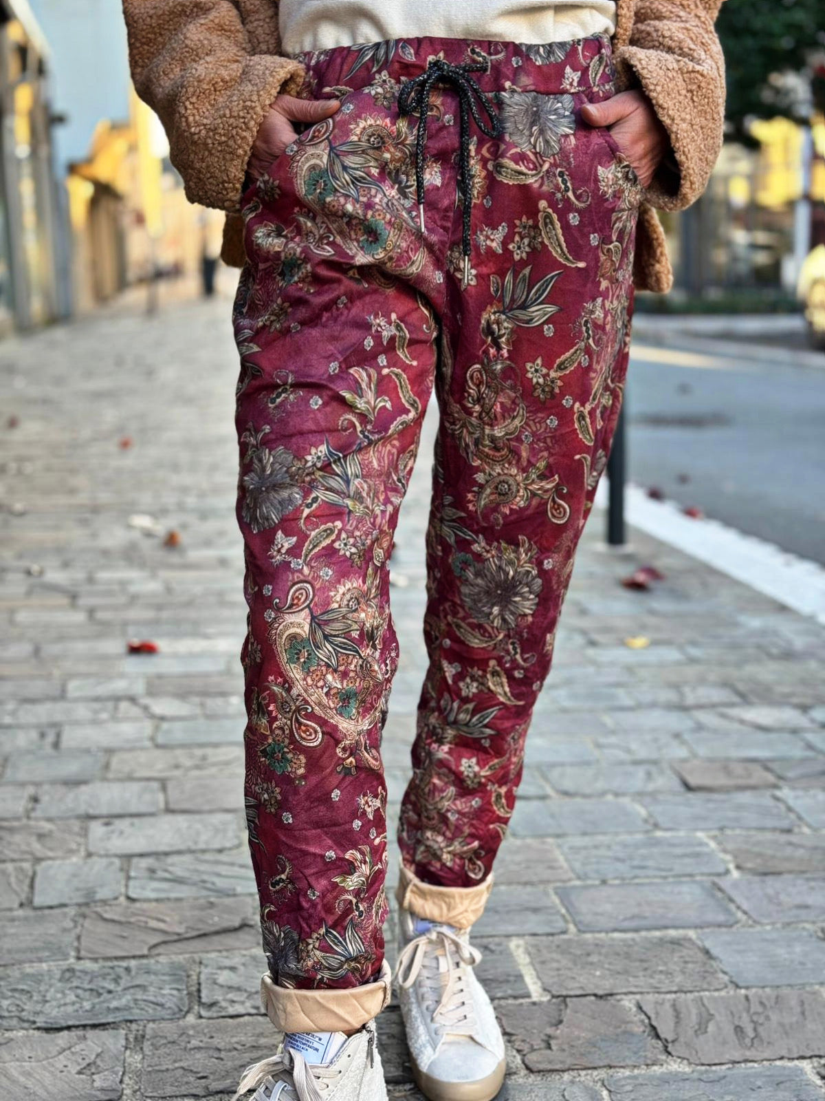 Pantalon TOSCANE Bordeaux