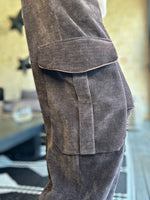 Charger l'image dans la galerie, Pantalon velours cotelé souple BEN Choco
