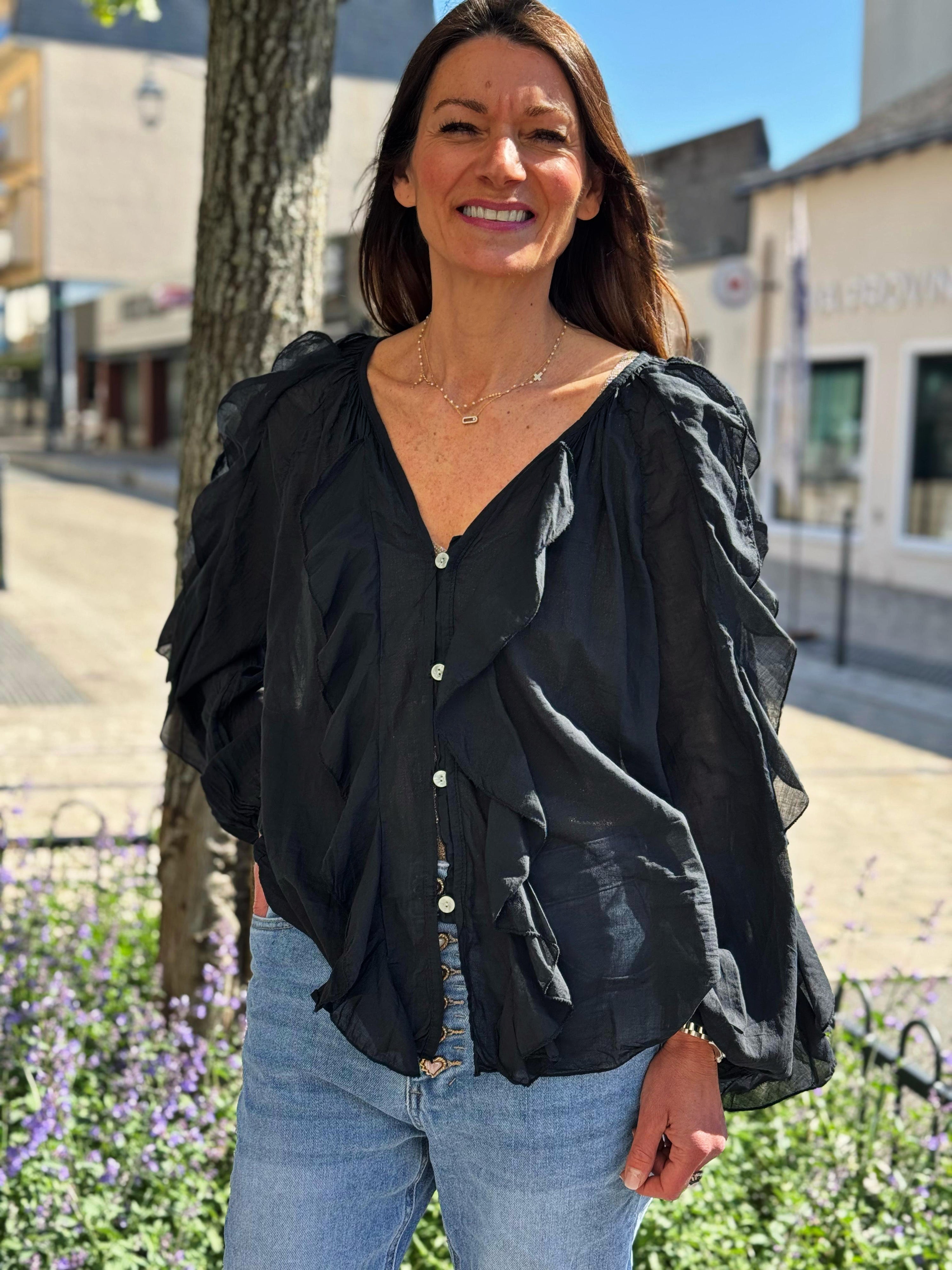 Chemise NINA Noir