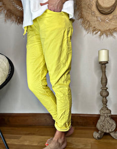 Pantalon magique TALLY Jaune