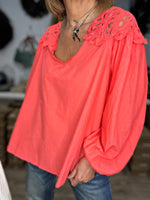 Charger l&#39;image dans la galerie, Blouse MARCO Corail - Banditas

