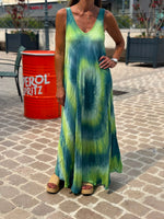 Charger l'image dans la galerie, Robe CASSANDRA Vert anis
