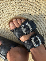 Charger l'image dans la galerie, Sandales ELVIRA Noir
