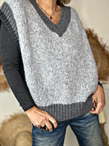 Pull sans manche PALENCIA Gris