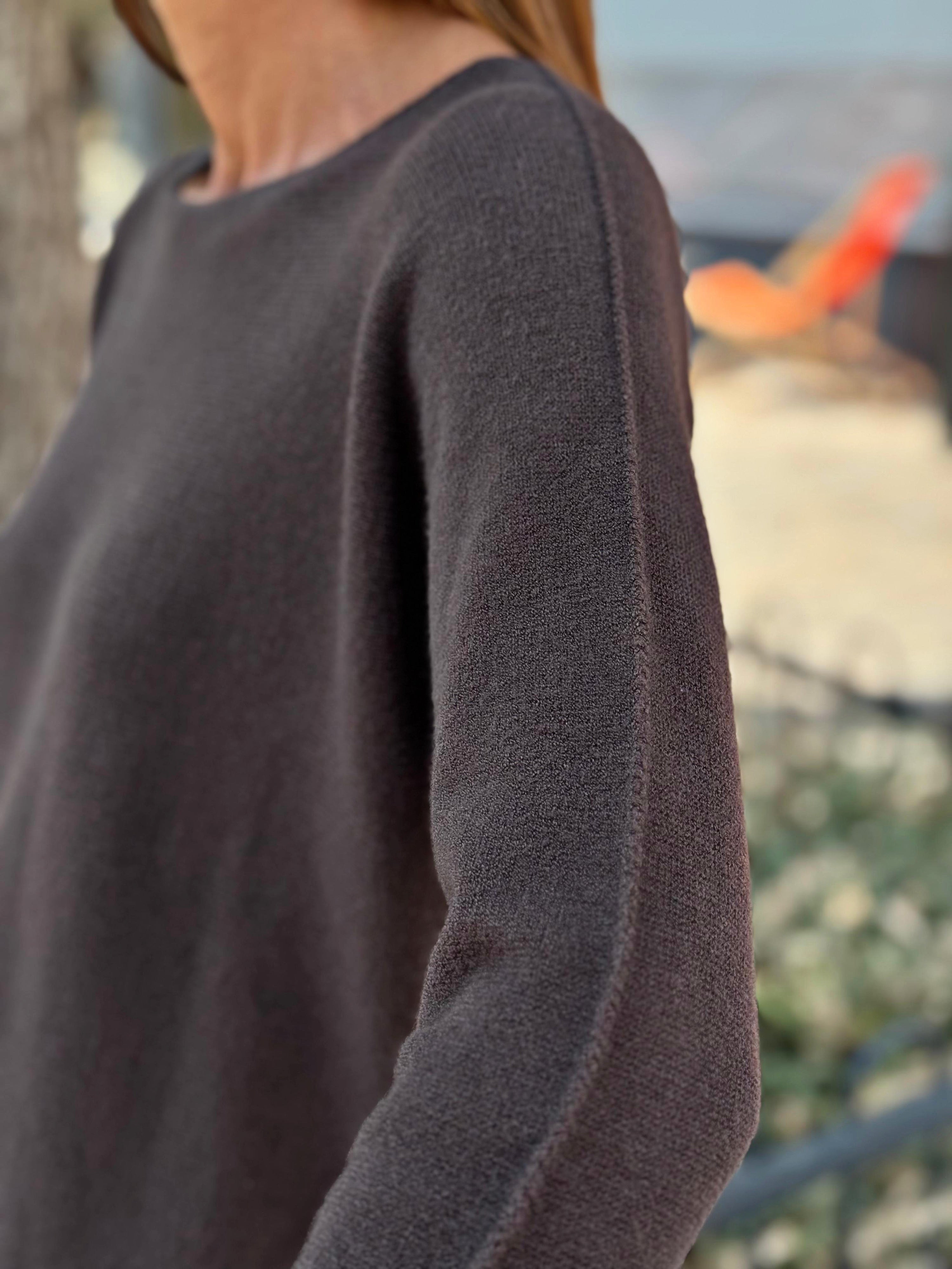 Pull doux LINO Chocolat