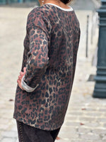 Charger l'image dans la galerie, Pull LEO Choco
