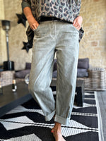 Charger l'image dans la galerie, Pantalon BULLE Kaki délavé
