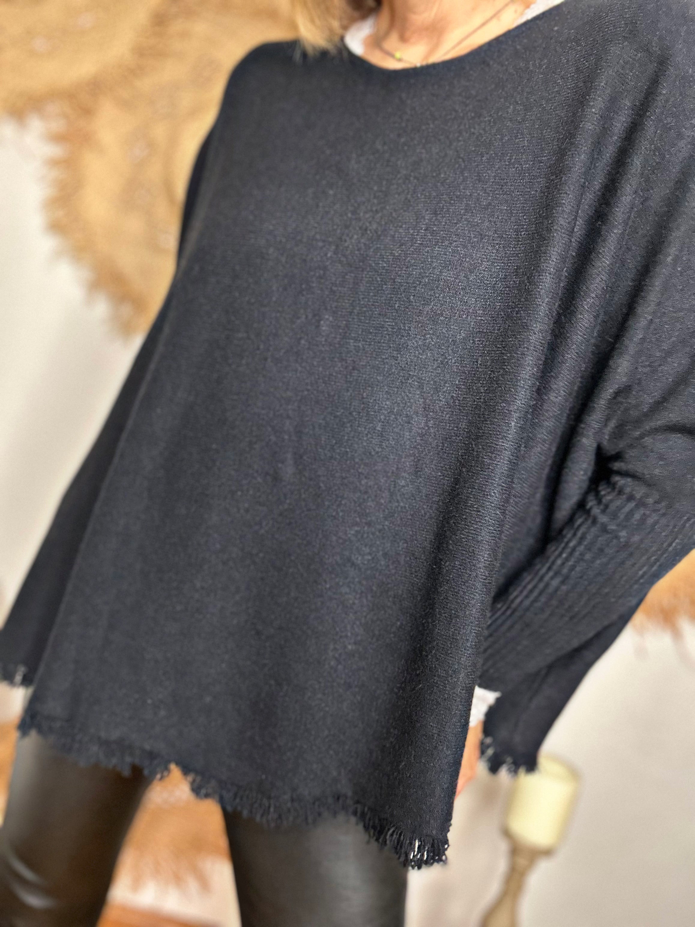 Pull tout doux ZACARI Noir