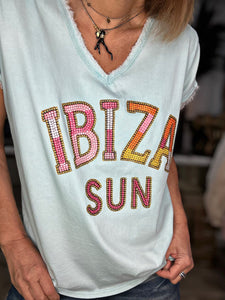 Tee shirt IBIZA SUN Aqua