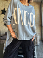 Charger l'image dans la galerie, Tee shirt LONDON Gris bleu
