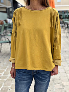 Sweat fin CLEO Jaune