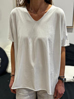Charger l'image dans la galerie, Tee shirt uni LORIS Blanc
