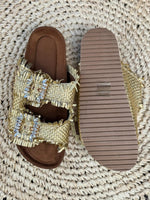 Charger l'image dans la galerie, Sandales ELVIRA Doré
